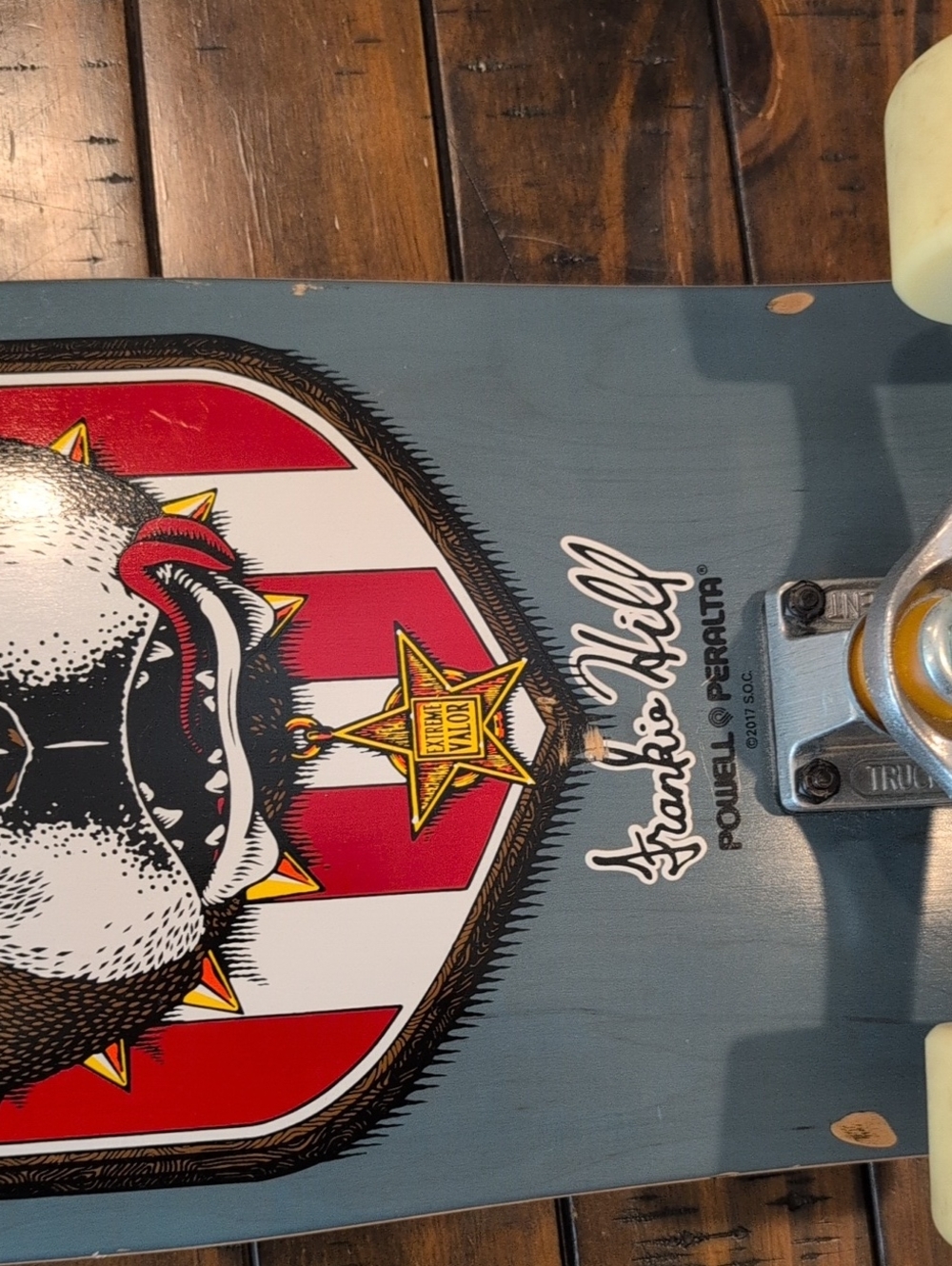 Powell Peralta Frankie Hill Bulldog Skateboard Rat Bones Wheels - Picture 8 of 15
